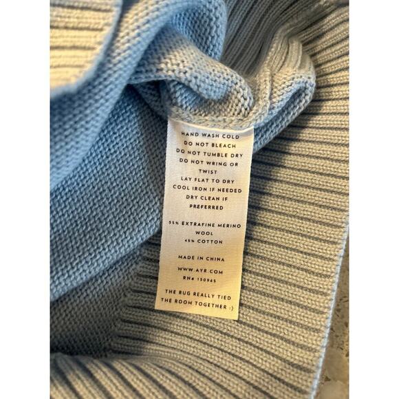 AYR The Yachty Men’s Merino Wool Sweater Size Small New - Picture 5 of 5